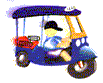 Tuk tuk motorized taxi...