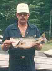 5lbs fish with old boat...