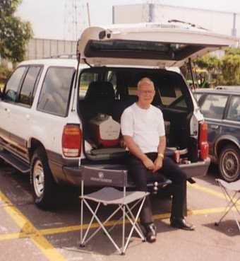 Jackie Cooke, 7 Jun 01 Tailgate Lunch @ NARC/St Louis