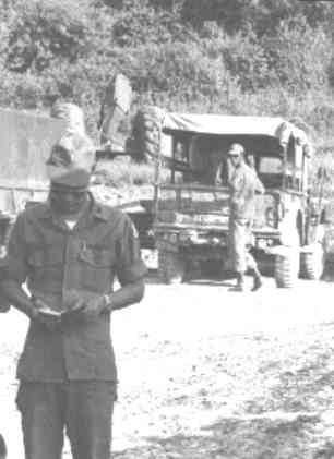 LT on the job...