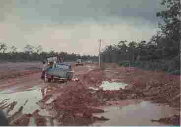 Friendship Highway under Construction